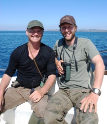 Brydon with Simon
