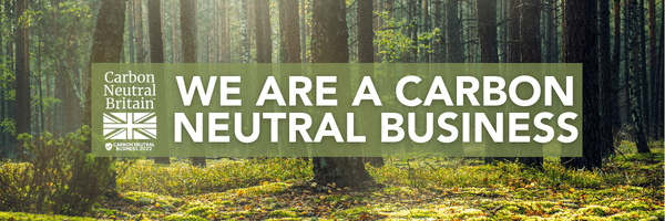 We are a carbon neutral business